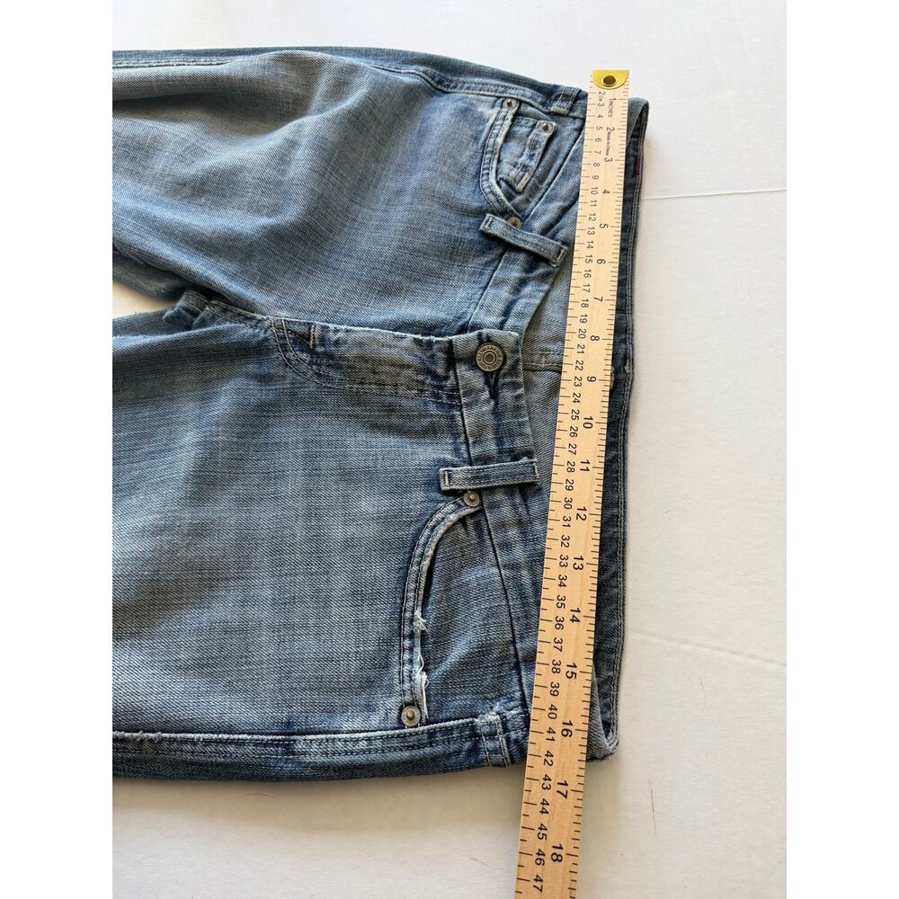 Vintage 7 for all mankind Embellished “A” Pocket Womens Size 29 Jeans Y2K - Picture 7 of 9